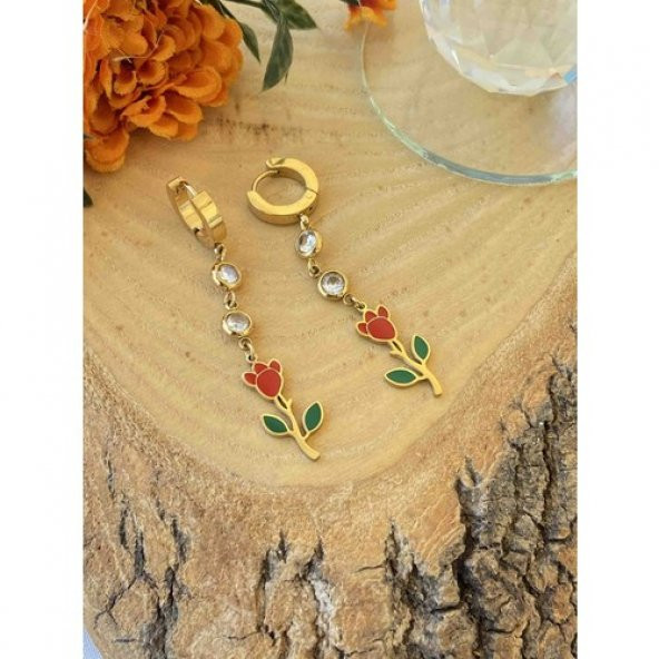 Aksesuar Çarşisi Lale Tasarımlı Küpe ürün görseli