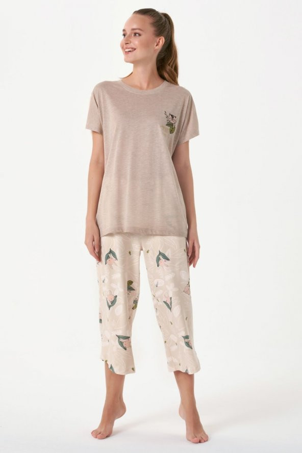 Sincap Baskılı Kapri Takımı - Resim 2