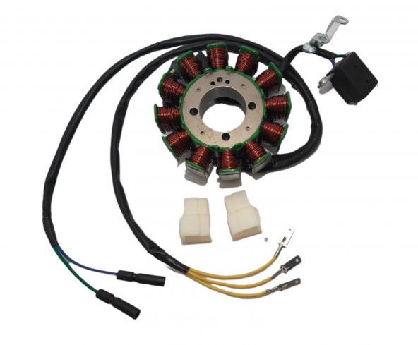 MG 100-125 SUPERBOY İ STATÖR 12 Lİ 32-93-30 mm 3 DELİK 5 KABLO ORJINAL - 1