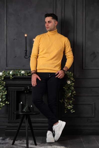 NEHİR BY AHMET ÜLKER REGULAR FİT BALIKÇI YAKA PAMUKLU ERKEK TRİKO KAZAK - 2