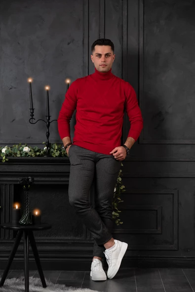 NEHİR BY AHMET ÜLKER REGULAR FİT BALIKÇI YAKA PAMUKLU ERKEK TRİKO KAZAK - 7