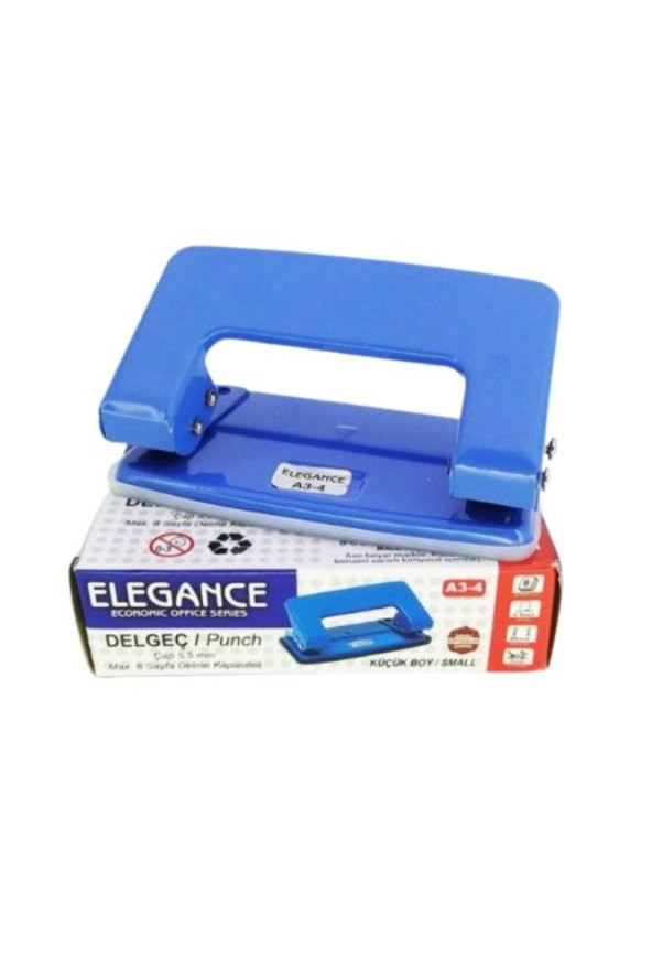 Delgeç Mavi Metal Gövde Delegeç Küçük Boy 1 Adet Ofis Büro Okul 8-10 Sayfa - 3