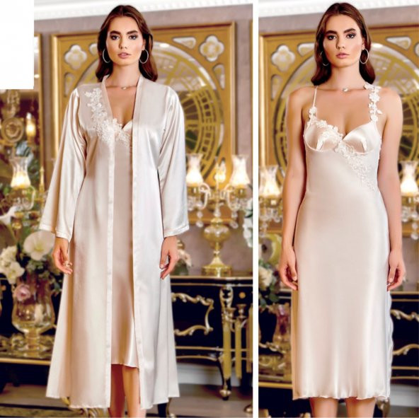 SATEN GECELİK SABAHLIK TAKIM - Resim 2