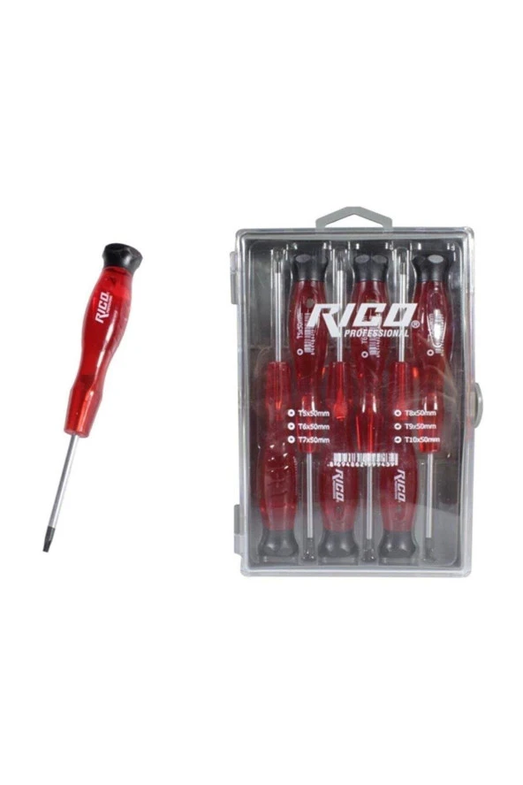 Rico 6 Parça Torx Saatçi Küçük Tornavida Seti