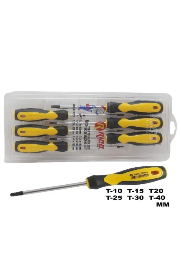 Rico Klasik Torx Tornavida Seti 6 Parça