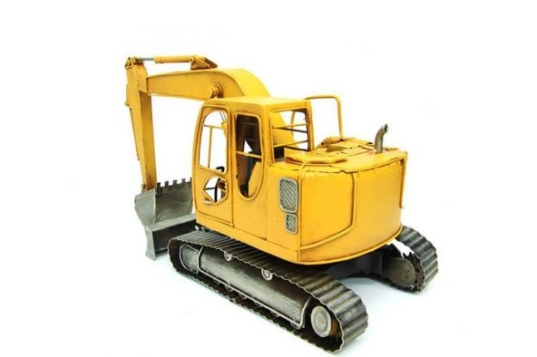 Dekoratif Metal Ekskavatör İş Makinesi Biblo Dekoratif Hediyelik - Resim 5