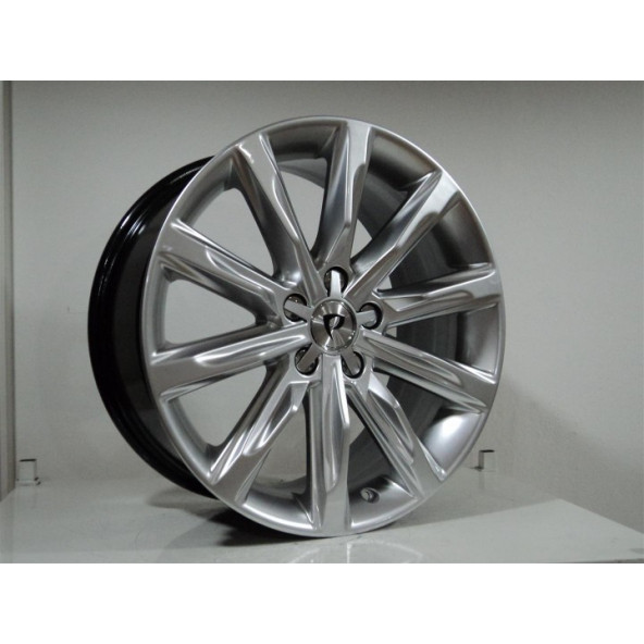 8 X 18 BK-5338 5X112 ET35 66.45 HYPER SILVER XL AUDİ JANT TAKIMI - 1
