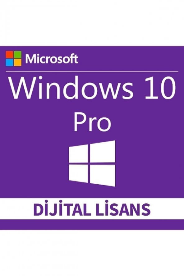 Windows 10 Pro Orjinal Dijital Lisans Anahtarı