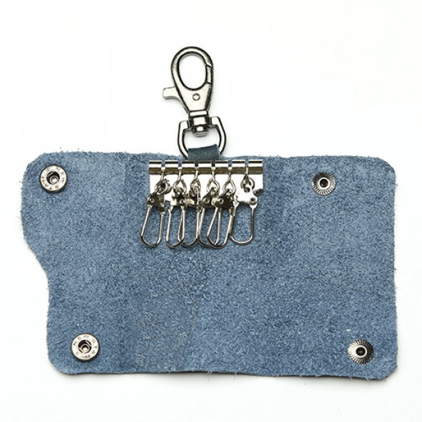 6 LI DERİ ANAHTARLIK (SİYAH)/MDL-171 - Resim 2