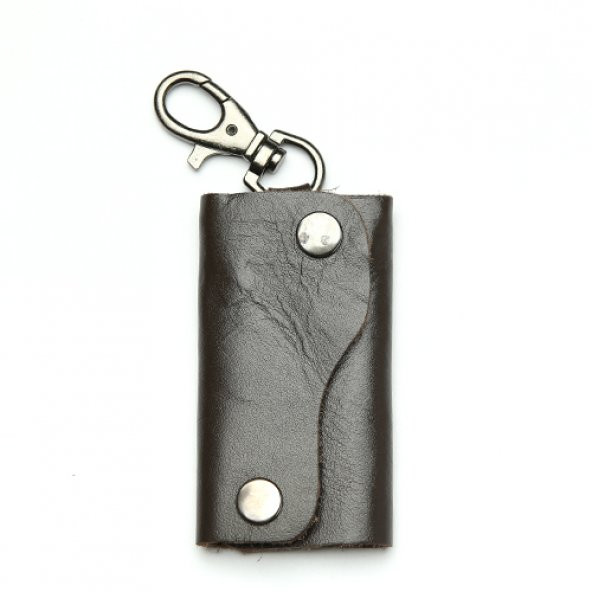 6LI DERİ ANAHTARLIK (KOYU KAHVERENGİ)/MDL-174 ürün görseli 1