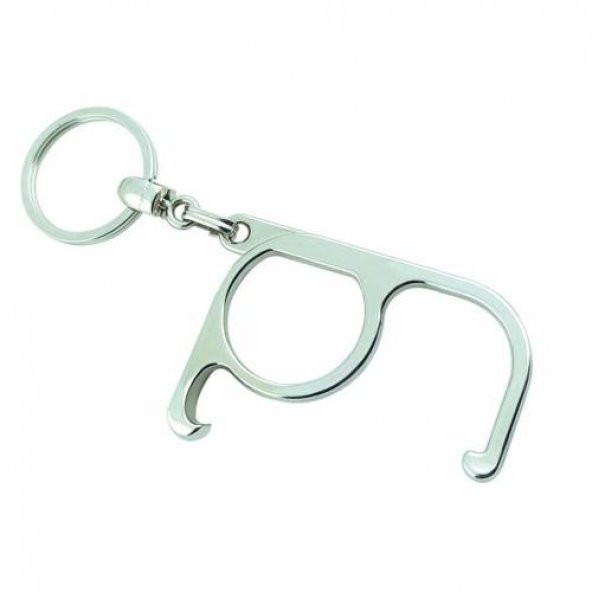 ÇOK FONKSİYONLU ANAHTARLIK ŞİŞE AÇACAĞI GÜVENLİ TEMAS ANAHTARLIĞI/MDL-176 ürün görseli 1