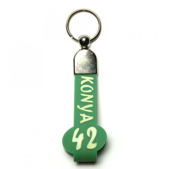 SLİKON SAPLI ŞEHİR PLAKA ANAHTARLIK/MDL-335 ürün görseli