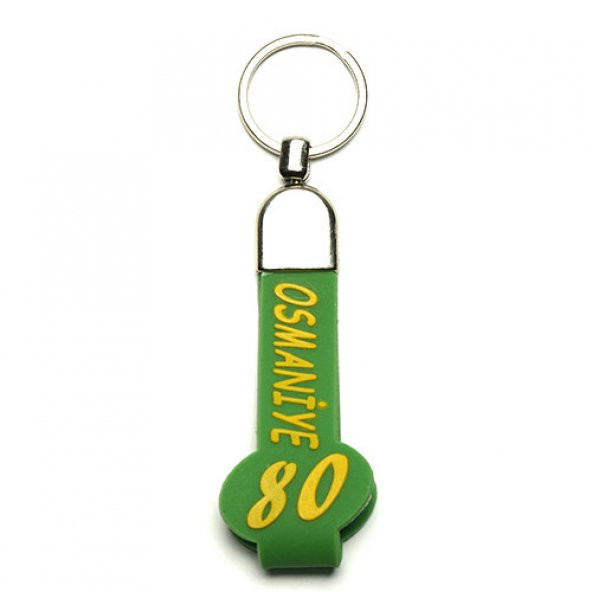 SLİKON SAPLI ŞEHİR PLAKA ANAHTARLIK/MDL-340 ürün görseli 1