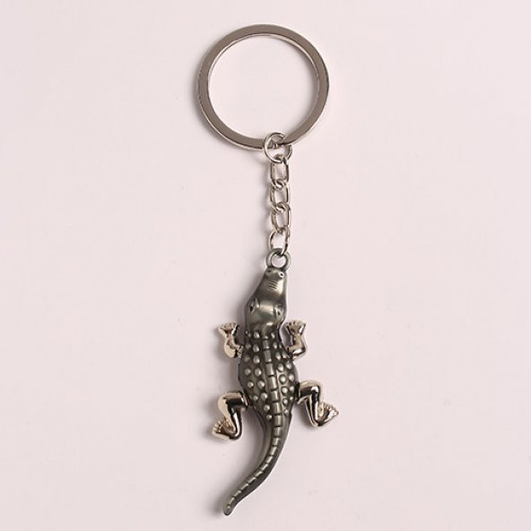 TİMSAH TASARIMLI METAL ANAHTARLIK-/MDL-360 ürün görseli 1