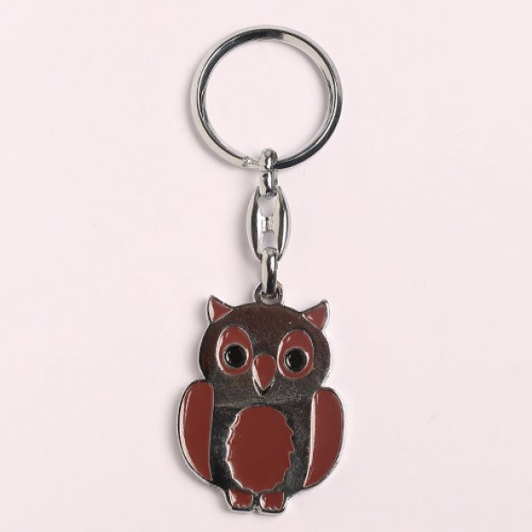 BAYKUŞ TASARIMLI ÇELİK-KROM ANAHTARLIK/MDL-377 ürün görseli