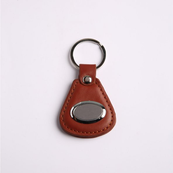 KAHVERENGİ DERİ TASARIM ANAHTARLIK/MDL-428 ürün görseli 1