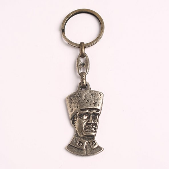 KROM ESKİTME-KALPAKLI ATATÜRK FİGÜRLÜ ANAHTARLIK/MDL-437 ürün görseli 1