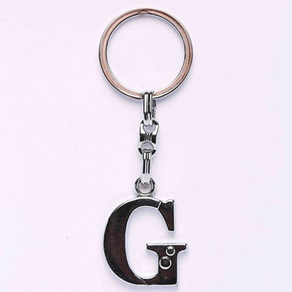 METALİK KROM VE HARF ANAHTARLIK/MDL-448 ürün görseli 1