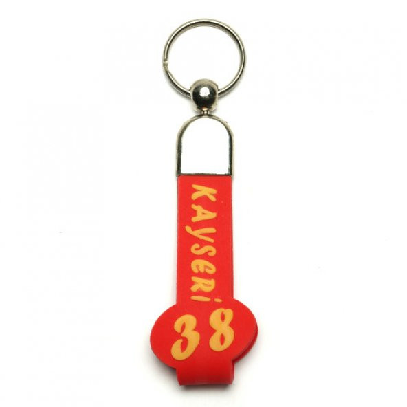 SLİKON SAPLI ŞEHİR PLAKALI ANAHTARLIK/MDL-549 ürün görseli 1