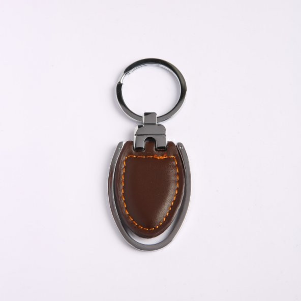 DERİ ANAHTARLIK KAHVERENGİ /MDL-647 ürün görseli 1