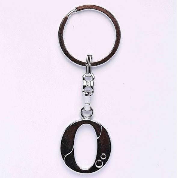 ( O HARFİ) ANAHTARLIK METALİK KROM/MDL-672