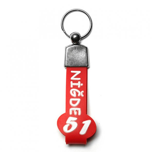 SLİKON SAPLI ŞEHİR PLAKA ANAHTARLIK/MDL-751 ürün görseli 1