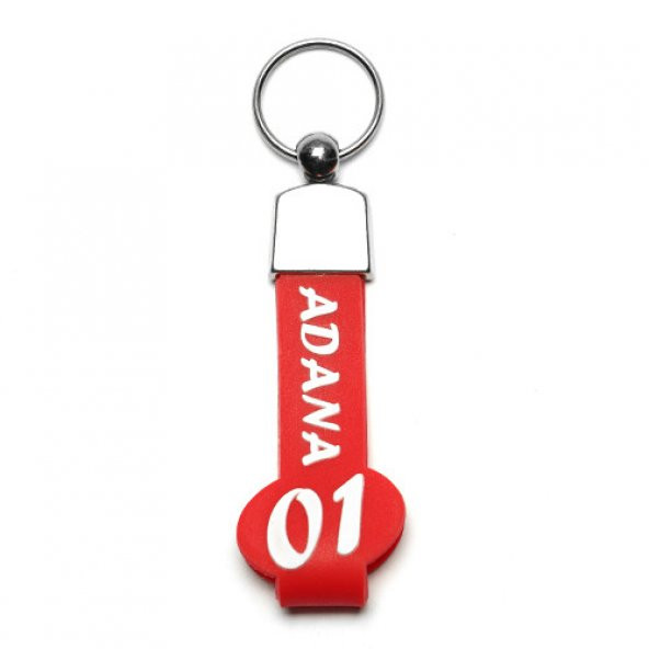 SLİKON SAPLI ŞEHİR PLAKA ANAHTARLIK/MDL-758 ürün görseli