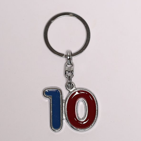 TARAFTAR 10 SAYILI ANAHTARLIK-(BORDO-MAVİ)/MDL-785 ürün görseli