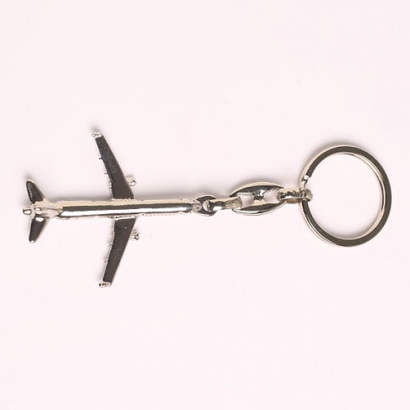 UÇAK FİGÜRLÜ ANAHTARLIK-RENK METALİK681/MDL-796 ürün görseli 1