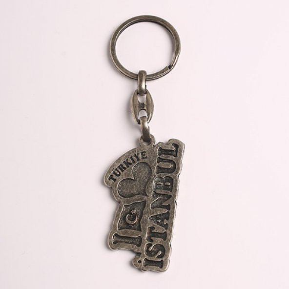 I LOVE TÜRKİYE-İSTANBUL ESKİTME ANAHTARLIK/MDL-885 ürün görseli 1