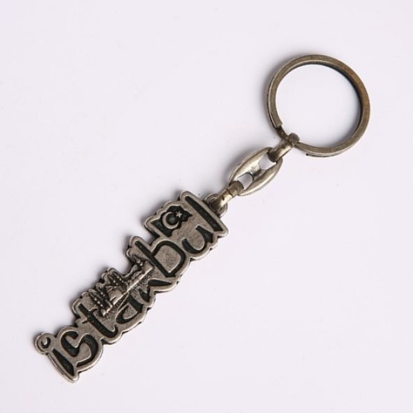 İSTANBUL YAZILI VE TEMALI ESKİTME ANAHTARLIK/MDL-888 ürün görseli 1