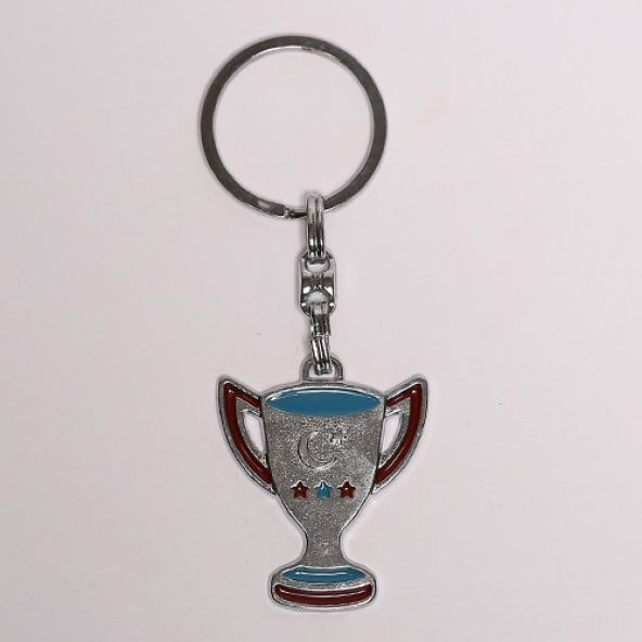 KUPA FİGÜRLÜ GÜMÜŞ RENGİ ANAHTARLIK/MDL-910 ürün görseli 1