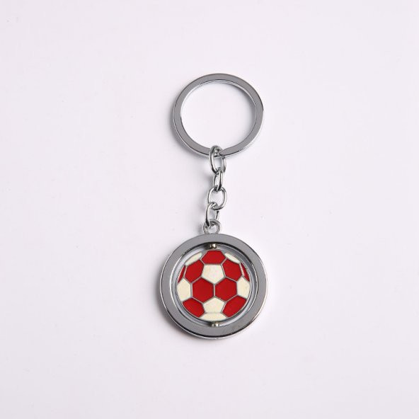 ORTASI DÖNEN FUTBOL TOPU TASARIMLI ANAHTARLIK/MDL-951 ürün görseli 1