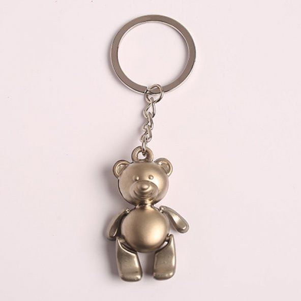 TEDDY TASARIMLI ÇELİK- METAL ANAHTARLIK/MDL-987 ürün görseli