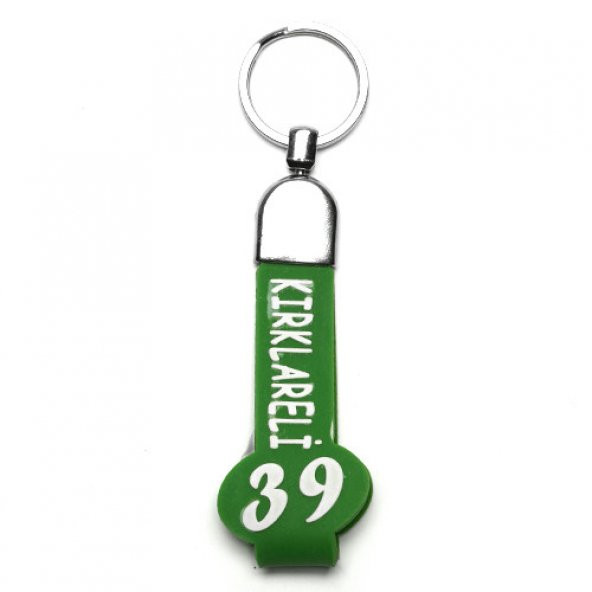 SLİKON SAPLI ŞEHİR PLAKALI ANAHTARLIK/MDL-1001 ürün görseli 1