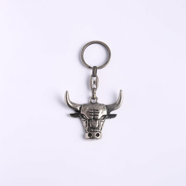 BOĞA FİGÜRLÜ TASARIM ANAHTARLIK-(ESKİTME)246/MDL-1066 ürün görseli 1