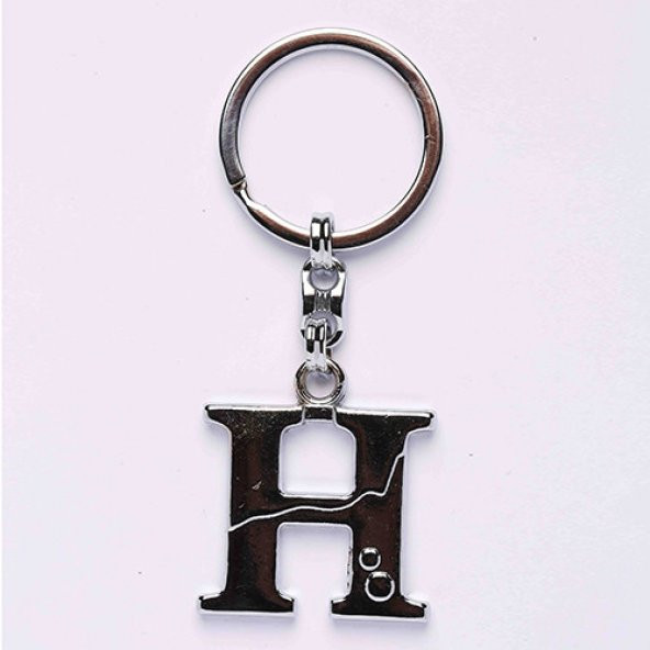 METALİK KROM VE HARF ANAHTARLIK-(H HARFİ)ANAH46/MDL-1126 ürün görseli