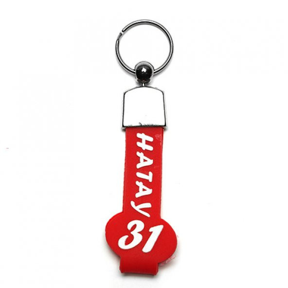 SLİKON SAPLI ŞEHİR PLAKA ANAHTARLIK/MDL-1220 ürün görseli 1