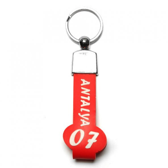 SLİKON SAPLI ŞEHİR PLAKA ANAHTARLIK/MDL-1226 ürün görseli