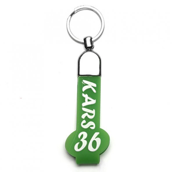 SLİKON SAPLI ŞEHİR PLAKA ANAHTARLIK-(KARS36)ANAH100/MDL-1227 ürün görseli 1