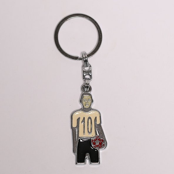 TARAFTAR 10 SAYILI ANAHTARLIK-(SİYAH-BEYAZ)632/MDL-1238 ürün görseli 1