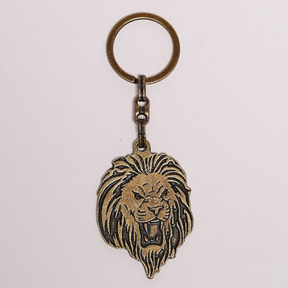 BAKIR RENGİ ASLAN FİGÜRLÜ ANAHTARLIK/MDL-1276 ürün görseli