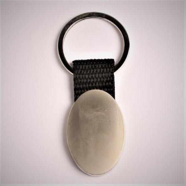 ÇELİK SİYAH ÖRGÜ SAPLI ANAHTARLIK-METALİK RENK/MDL-1296 ürün görseli