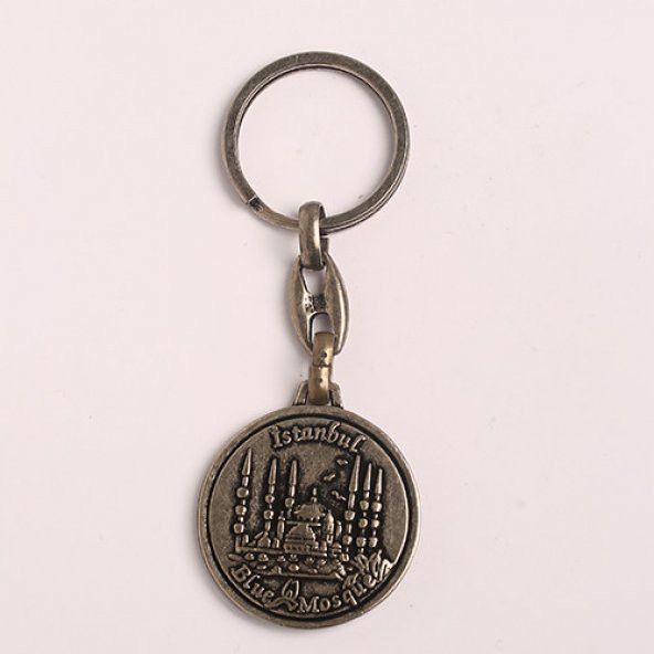 ESKİTME SULTANAHMET İŞLEME TASARIMLI ANAHTARLIK/MDL-1324 ürün görseli 1