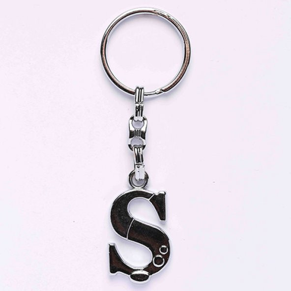 METALİK KROM VE HARF ANAHTARLIK/MDL-1355 ürün görseli 1