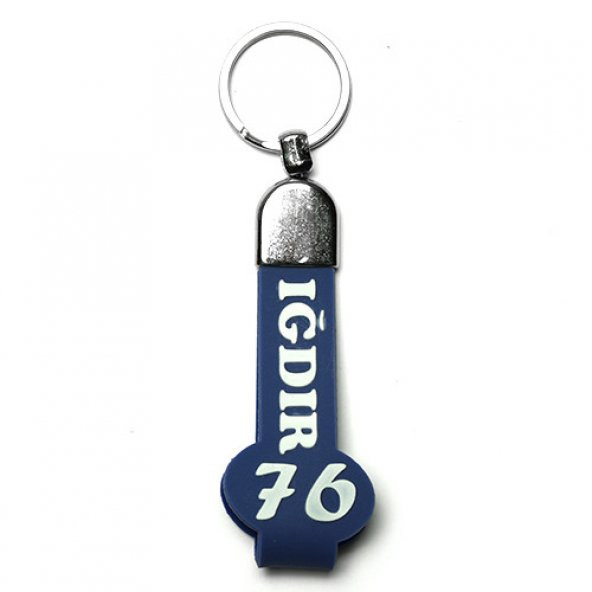 SLİKON SAPLI ŞEHİR PLAKALI ANAHTARLIK/MDL-1453 ürün görseli 1