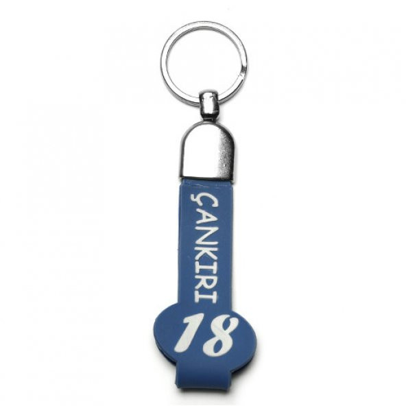 SLİKON SAPLI ŞEHİR PLAKALI ANAHTARLIK/MDL-1474 ürün görseli