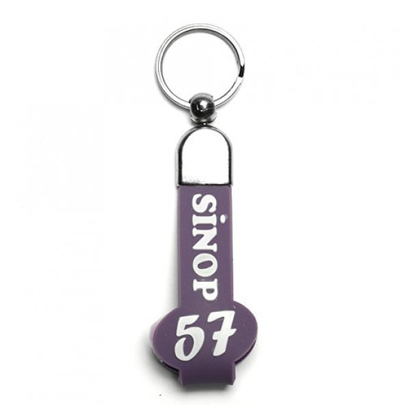 SLİKON SAPLI ŞEHİR PLAKALI ANAHTARLIK/MDL-1489 ürün görseli 1