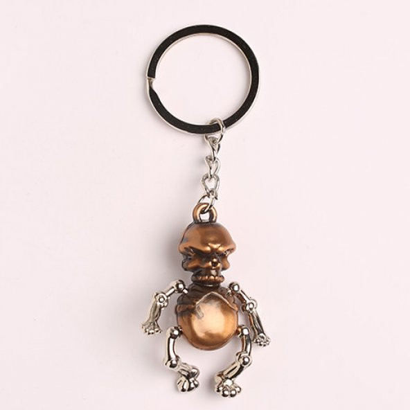 İSKELET TASARIMLI BRONZ-METAL ANAHTARLIK384/MDL-1561 ürün görseli 1