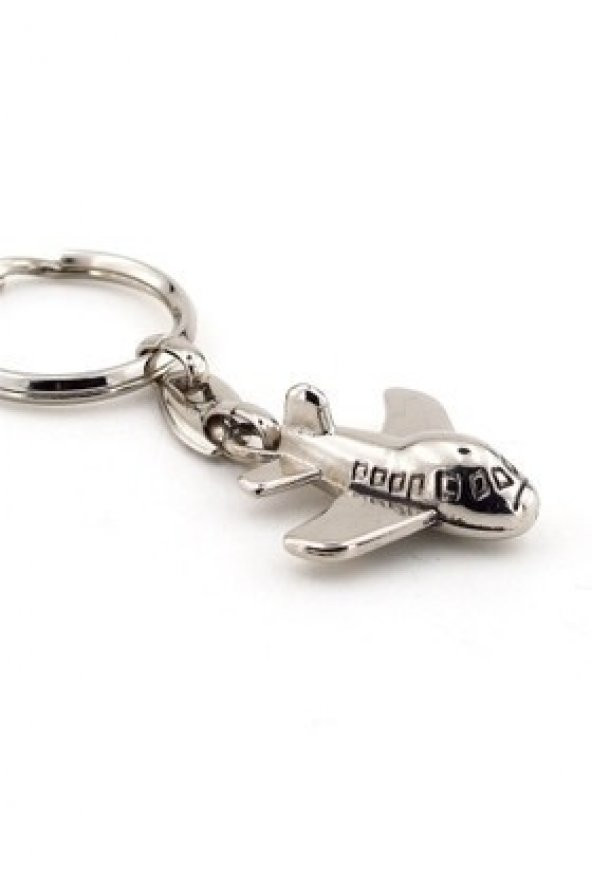 JUMBO UÇAK PARLAK METAL ANAHTARLIK (M11) 171/MDL-1565 ürün görseli 1